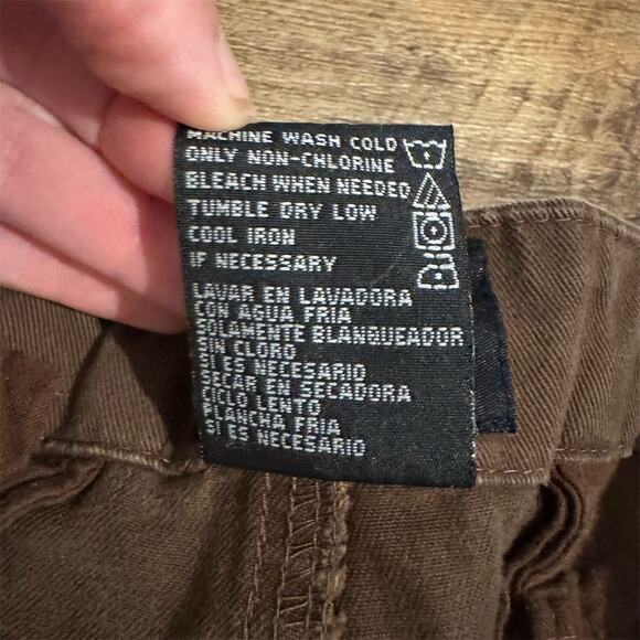 No Boundaries Y2K VTG Brown Cargo Pants Skater List Sz 38x30 True Sz 36x27 READ - Picture 6 of 9